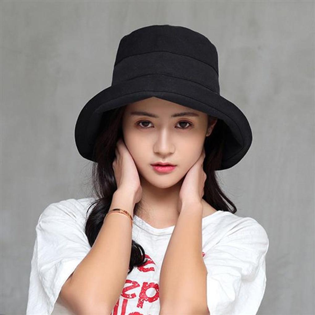 Maybin Summer Bucket Hat (Black) / Women's Bucket Hat