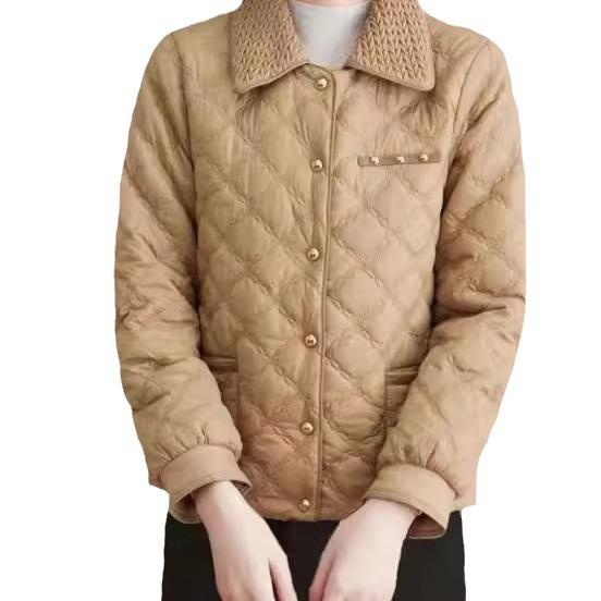 Autumn and winter new small fashion trend small fragrant design sense versatile short warm cotton jacket