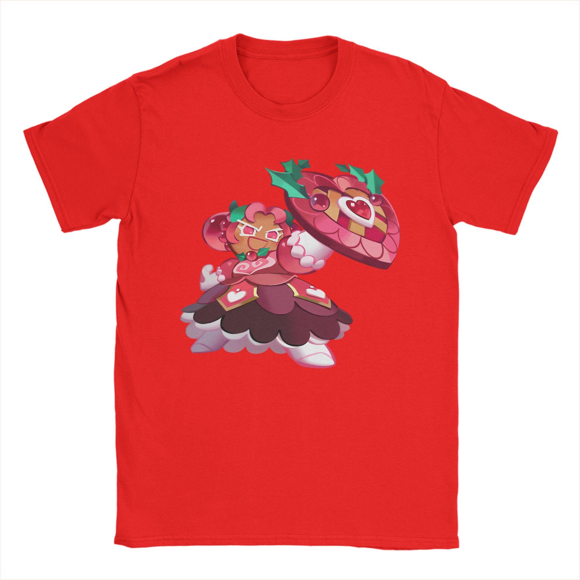 

Cookies Run Kingdom TShirt Unisex Hollyberry Cookie Casual Cotton Tee Shirt Crew Neck Short Sleeve T Shirt Summer Clothing L