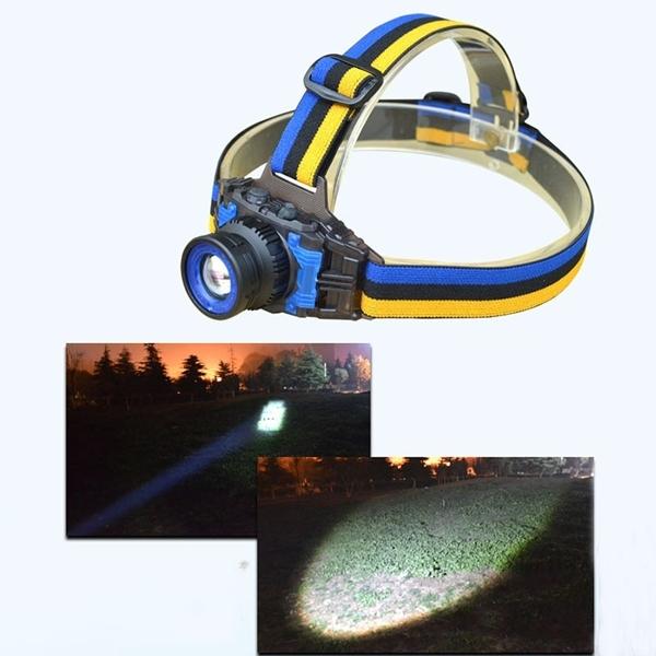 Headlamp with 4 Waterproof Rechargeable Lighting Modes