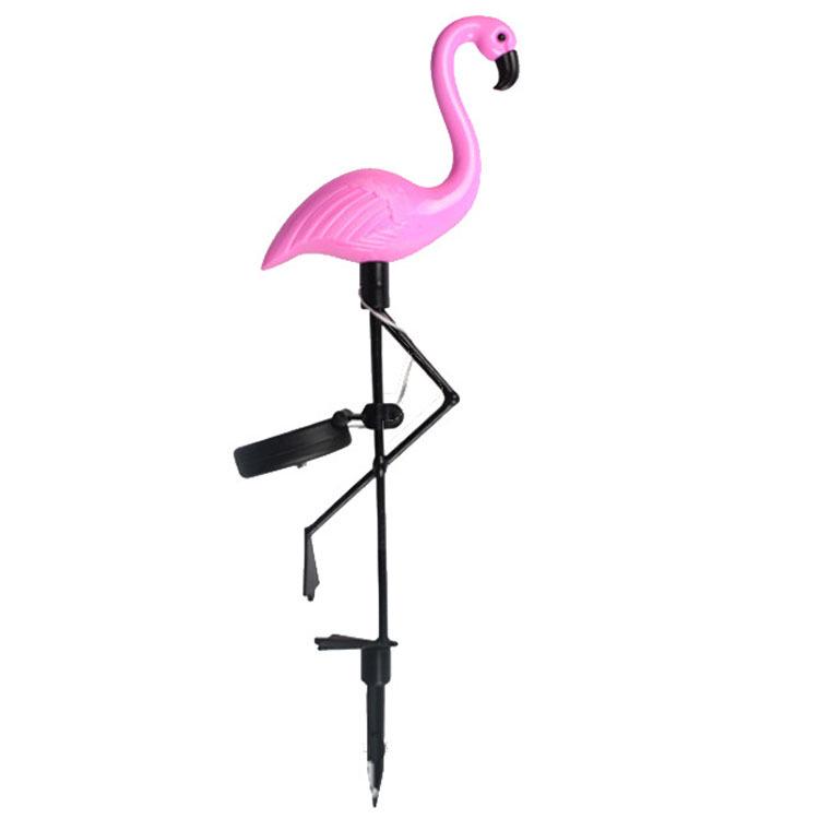 

Solar Flamingo Lawn Lights - Outdoor Courtyard Decoration, Ground Plug Lights (1-3 Pack) Solar Lawn Light