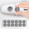 PIG1 Car Door Lock Keyhole Protection Sticker Door Lock Hole Cover Stickers For Volkswagen VW Golf 4 6 7 GTI Tiguan Passat B5 B6 B7 C