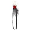 Punk Style Halloween Head Buckle Simulation Hairbands Cosplay Prop Hand Bone Hair Clip  Kids