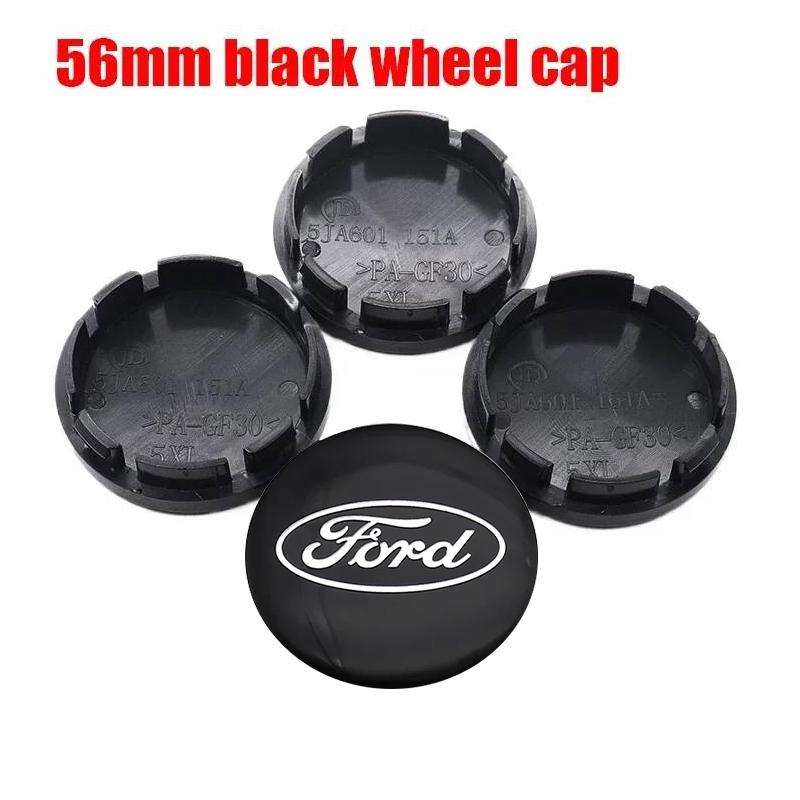 4pcs 3D 56mm 60mm 65mm 68mm Ford logo car emblem Wheel Center Hub Cap auto Rim refit dust-proof badge covers sticker accessories
