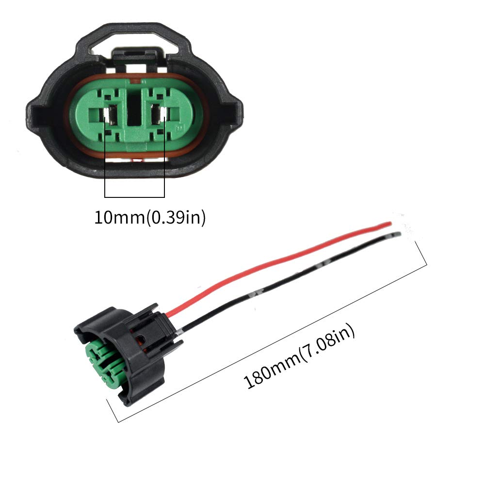 HUIQIAODS H11/H8 H11, H8 Halogen Lamp Genuine Lamp Holder Line, Headlight, Female Adapter, Socket,