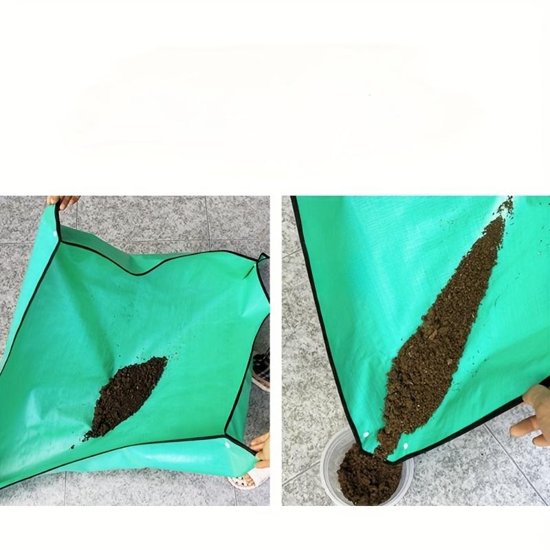 1pc Green Waterproof Gardening Mat for Succulents & Plants - Ideal for Potting, Soil Mixing & Balcony Plant Care