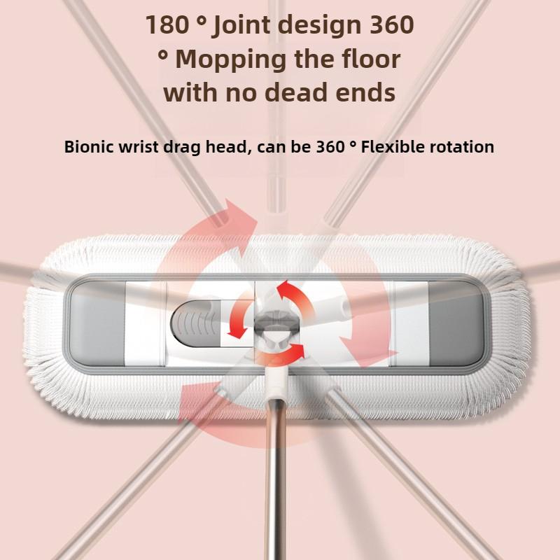 multifunctional 75CM wet dry dual-use cleaning mop,detail cleaning,various floors,detachable mop,can easily clean floors 360 °