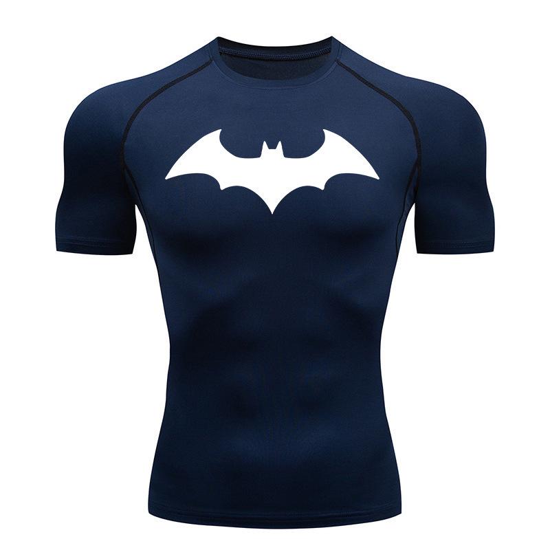 2023 Men's Quick-Dry Sport T-Shirt: Breathable, Sweat-Wicking, Elastic, Tight-Fit for Running & Gym