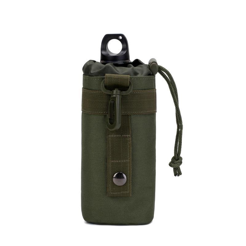 

Tactical Kettle Bag Training Waist Bags Hunting Water Bottle Bag Portable Camping Hiking Travel Outdoor Sports Water Bottle Bag армия зеленый