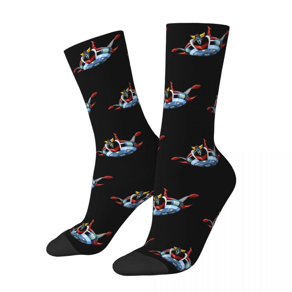 New Male Men Socks Casual Actarus Mazinger Z Manga Sock Robot Goldorak Grendizer Women's Stockings Spring Summer Autumn Winter