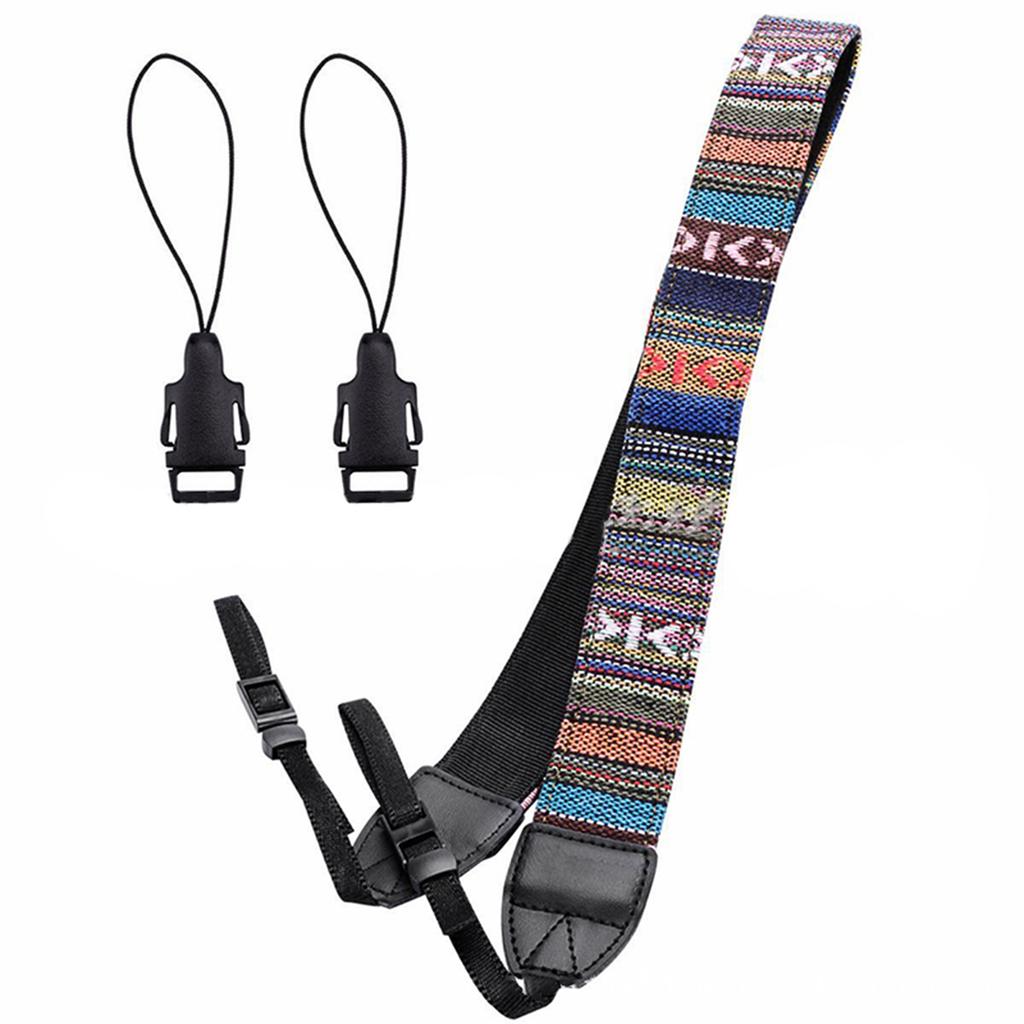 Camera Shoulder Neck Strap Universal Vintage Cotton Belt with Quick Release Camera Supplies Gift for Photographers