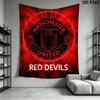 Man Utd K Wall Hanging Printed Fabric Blanket Decorative Tapestries for Bedroom Living Room Home Decor