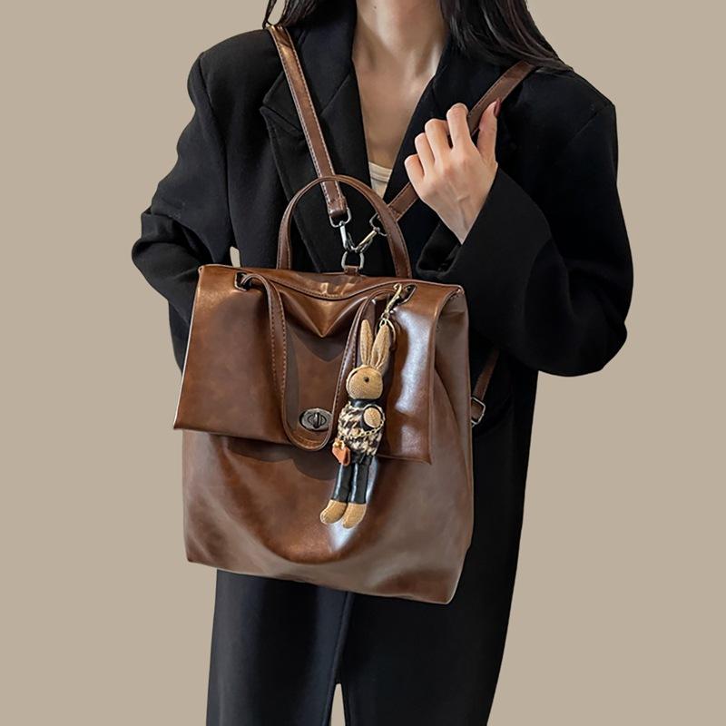 Rucksack Damenrucksack Student Rucksack Schultasche Vintage Große Kapazität Mode Reisetasche Gepäck