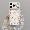 Applicable To Iphone11 Mobile Phone Case Personalized Cartoon 11pro All-inclusive Lens Anti-drop Belt Bracelet I Star Hello Kitty