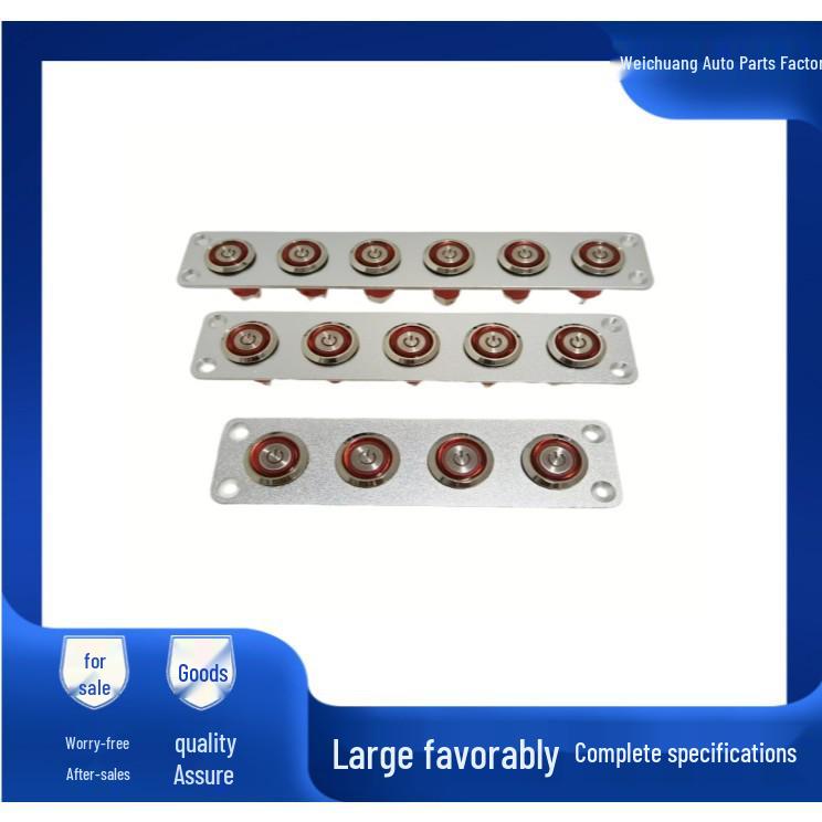 

Мод для автомобиля Металлическая панель с матовыми кнопками: 1-6 Позиций 1-Position