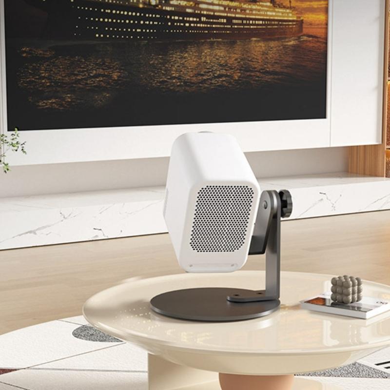 Desktop Projector Stand With 1/4Inch Screw Mount NonSlip Base 360°Rotating Adjustable Projector Holder For Home Use