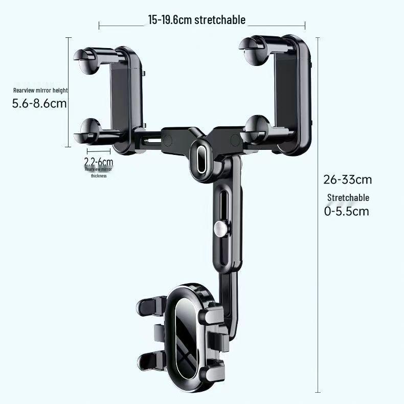 2025 Rotating Car Phone Holder for Rearview Mirror