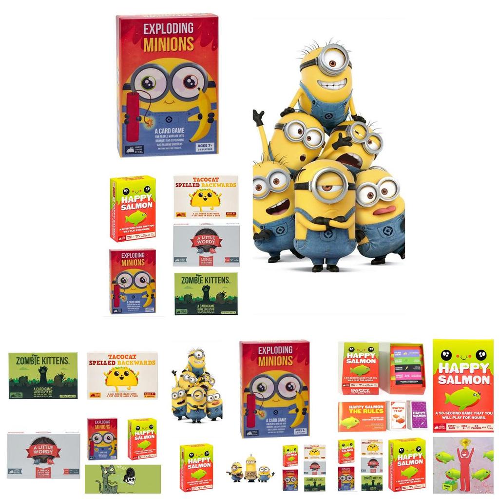 Explosive Fun With Exploding Kittens Card Game Minions Edition