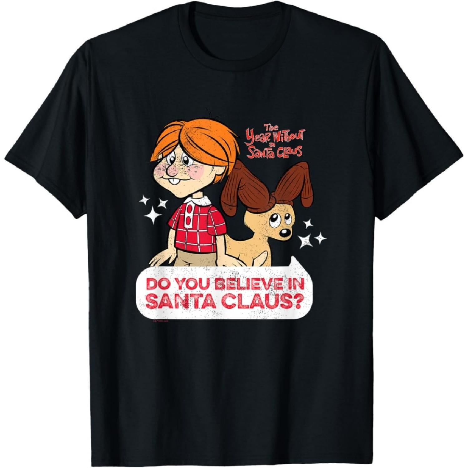 The Year Without Santa Claus - Do You Believe In Santa T-Shirt S чёрный