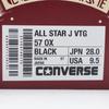 31309740 Converse All Star J VTG 57 OX Black Made In Japan (Men's)