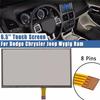 6.5inch Touch Screen Glass Digitizer Fit For 10-18 Dodge Chrysler Jeep Mygig Ram
