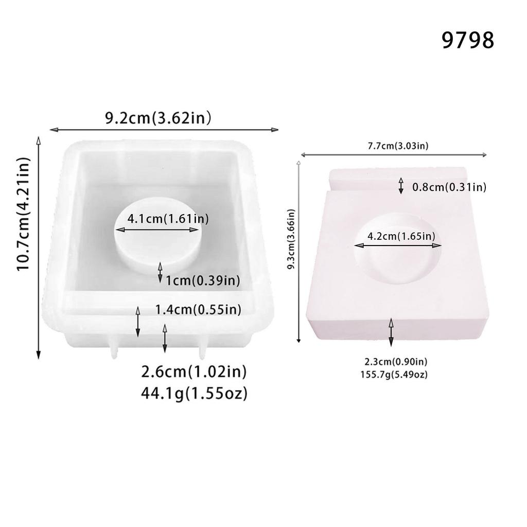Gypsum Candlestick Silicone Mold Candle Base Mould Heart Angel Wing Candle Holder Mold Home Desktop Decorations Mould