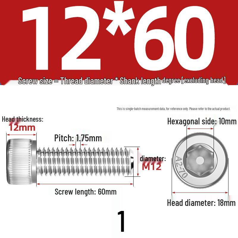 304 Stainless Steel Hex Socket Cap Screw with Extended Thread