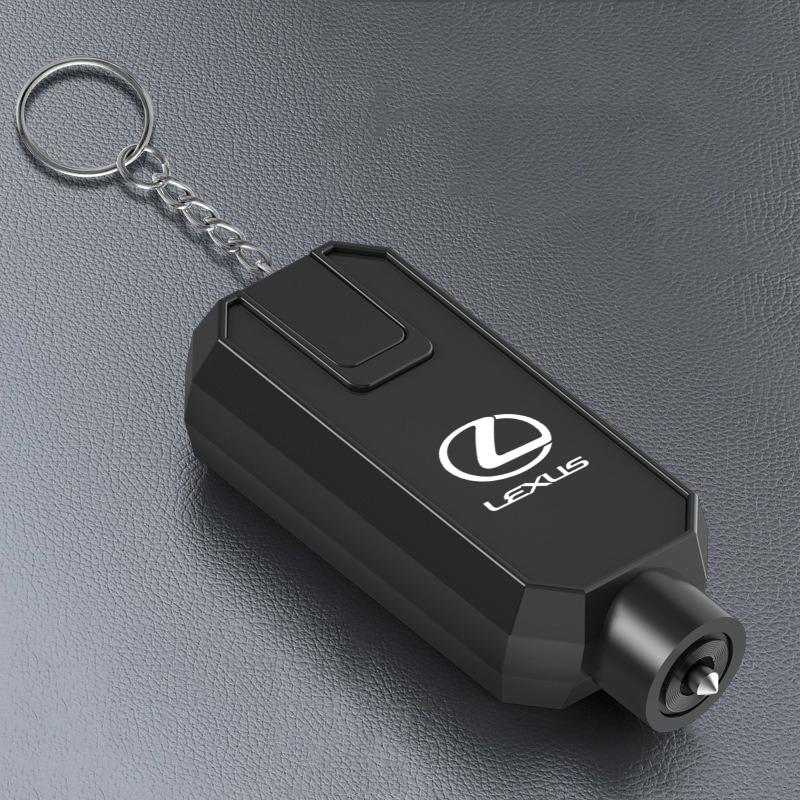 

Car Safety Hammer Window Breaker Rescue Kit Keychain for Lexus ES300 RX330 RX300 GS300 IS250 IS200 CT200h IS300 NX RX LX GX GS чёрный
