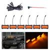 RGB Daytime Running Yellow Grille Light for Jeep Wrangler JL 2018-2023 (App-Compatible)