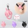 Lightweight Breathable Chastity Devices Set with 4 Penisrings Inverted Sissy Cock Cage SM Adult Sex Toys Chastity Lock