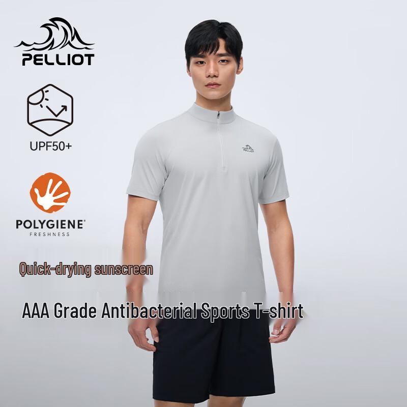 Pelliot Outdoor Quick-Dry Stand Collar T-Shirt