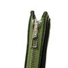 Used 12695 Anagram Square Zip Card Holder C821R80X01 7943 Pebble Calfskin Pastel Light Green Rosemary Unisex from Japan