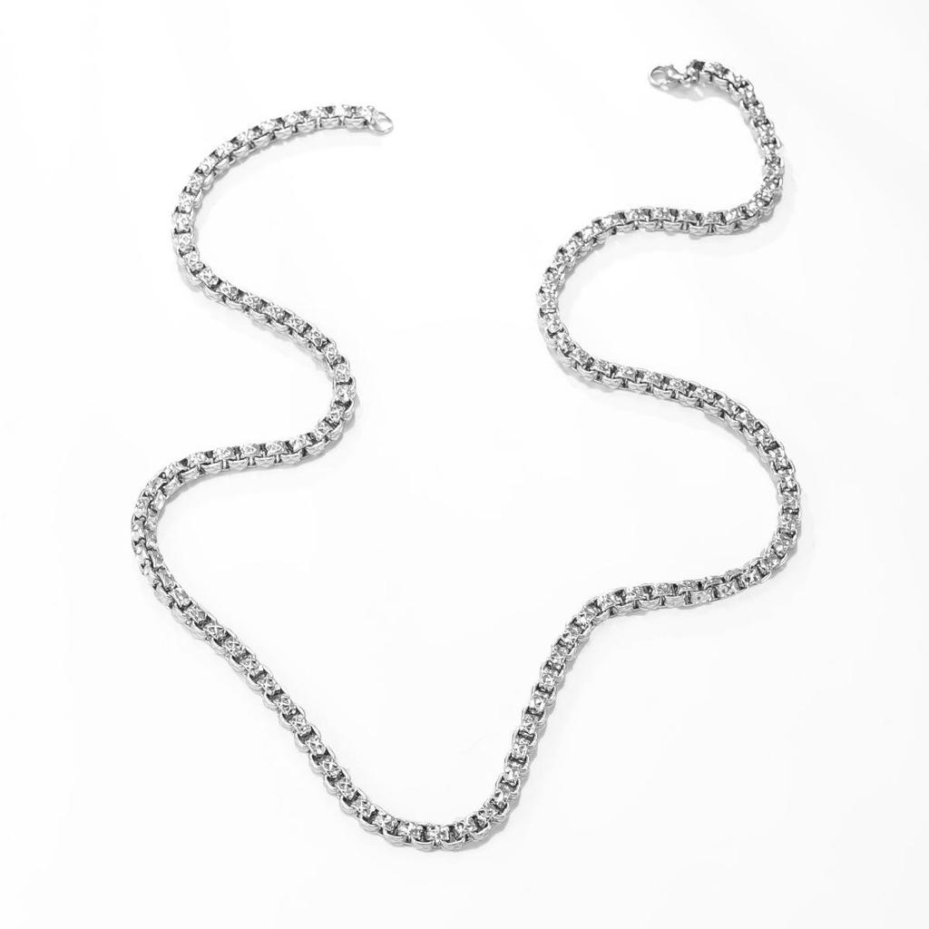 Men's Stainless Steel Necklace: Rock Hip Hop Style, Summer Elegance, Perfect Boyfriend Gift