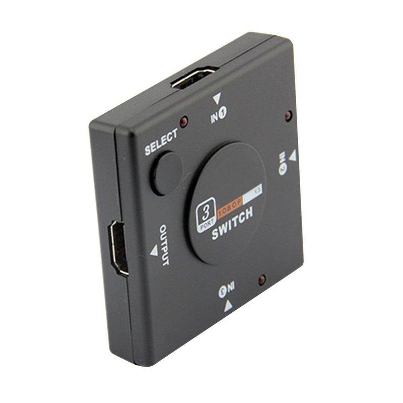 Mini HDMI-compatible Switcher 3 to 1 TV Switch Box 3 Way Selector 1080P 3 in 1 Out HDMI-compatible Splitter Dropshipping Hot