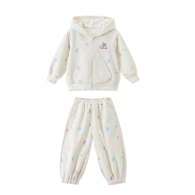 ASK JUNIOR Girls' Autumn Hooded Tracksuit Set