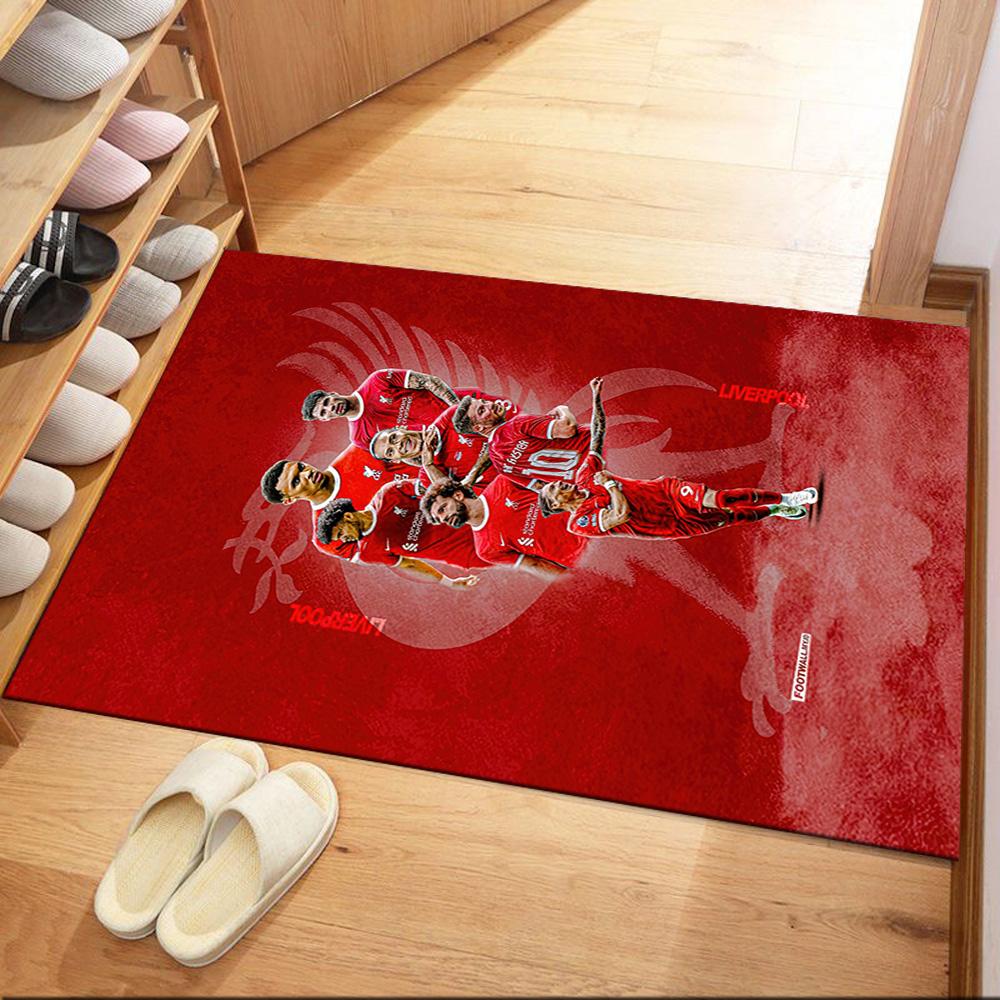 Liverpool Football Club Carpet Perfect For Study Room Hallway Decorate Room Living Rooms Antislip Rug Anime Office Decor Spiritual Gift