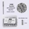 3mm Small Nail Sanding Bands Set For Nail Drilling Milling Manicure Salon - 80/120/180/240 Grit 50 Pcs