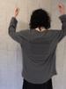 AZENDER Pigment Agenda Long Sleeve T-Shirt Charcoal