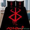Copripiumino Federa Set Biancheria da Letto Anime Berserk Adulto Ragazzo Ragazza Decorazione Camera da Letto Regalo Bambini Singolo Matrimoniale Grande Dimensioni