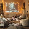 LED Copper Wire String Lights with Bubble Ball Decorations - 3AA Battery Powered for Christmas and Holiday Displays, Flashing Fairy Lights.