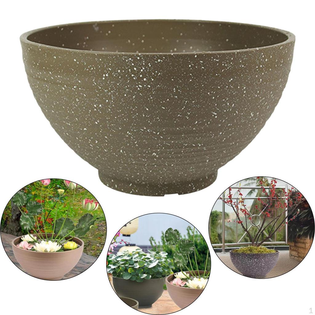 Pływająca doniczka Bonsai do hydroponiki, doniczka ogrodowa w kształcie miski na wodę