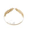 Elegant Women Tiara Golden Leaf Headdress Baroque Bridal Wedding Hair Jewelry  Bridal