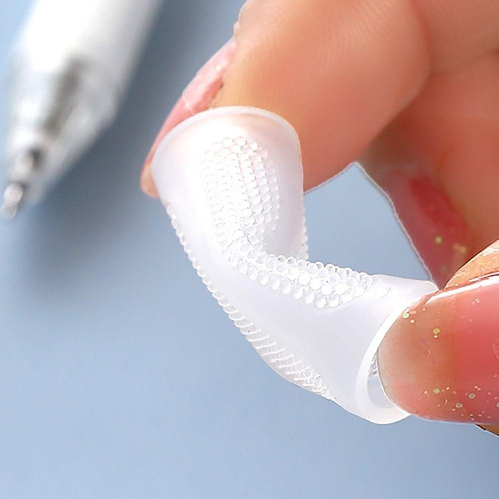 0.5MM ST Tip Gel Pen Black/Red/Blue Ink Writing Tools Transparent Ballpoint Pen  Gift