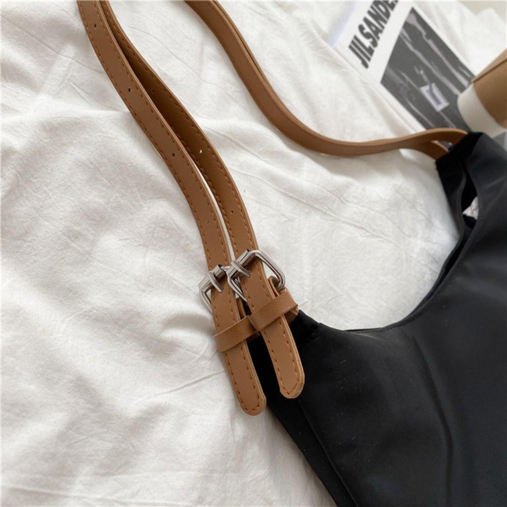 Large Capacity Pillow Shoulder Bag Pillow Bag Tote Bag Fashion PU Dumpling Bag Streetwear