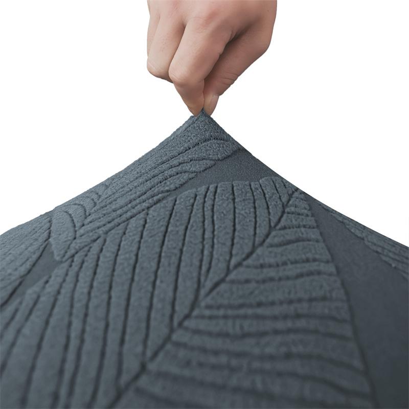 1/2 sets Opvouwbare Ronde Krukhoes Eetkamerstoelhoes voor Kantoor Huishouden Rugleuning Stoelhoezen Effen Kleur Slipcover