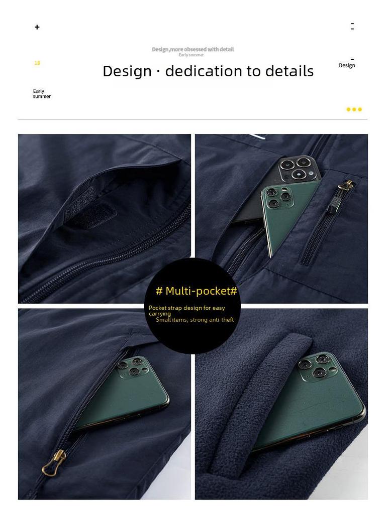 Men's Outdoor Double-Sided Fleece Vest - Thickened Autumn/Winter Polar Fleece Waistcoat