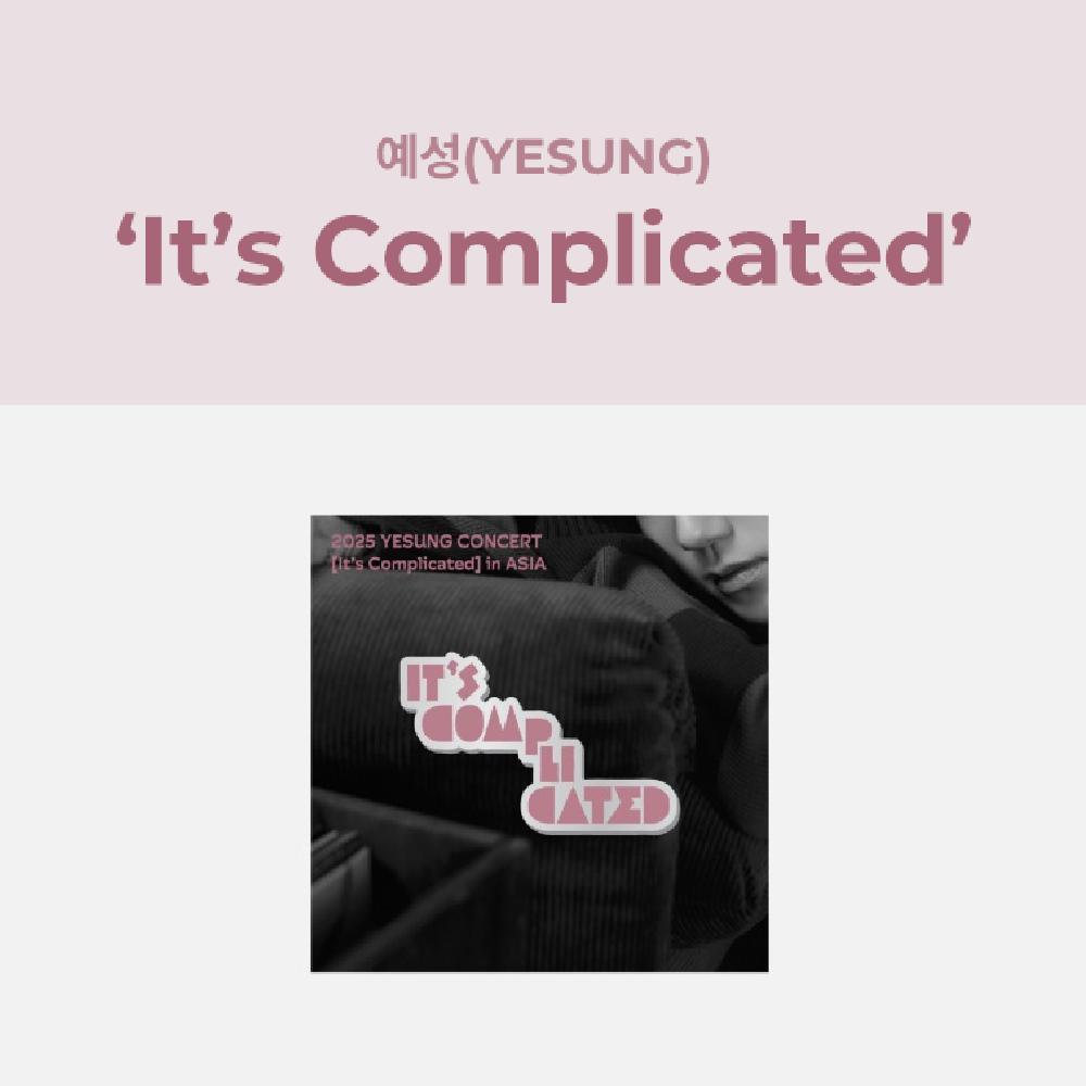 

Предварительный заказ на концерт YESUNG 2025 It s Complicated Badge