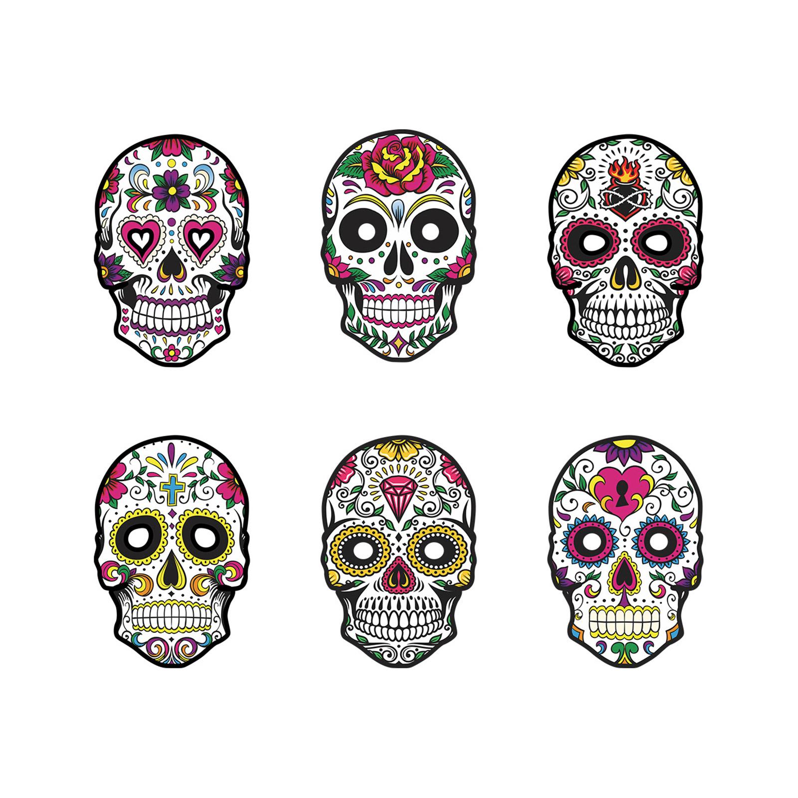 Skull Face Covering Masks Bone Masquerade Masks Day of The Dead Masks Halloween Costumes Masks for Mexicans Masquerade A6