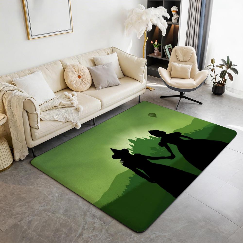 Movie W Wicked Floor Mat Eco  Flannel Doormat Non Slip Odorless Indoor Floor Rug Soft Short Plush Home Mat