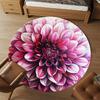 1pc Flower Petals Round Chair mat Area Rug - Non-Slip, Floor Mat for Office, Bedroom, and Indoor Decor -1002205